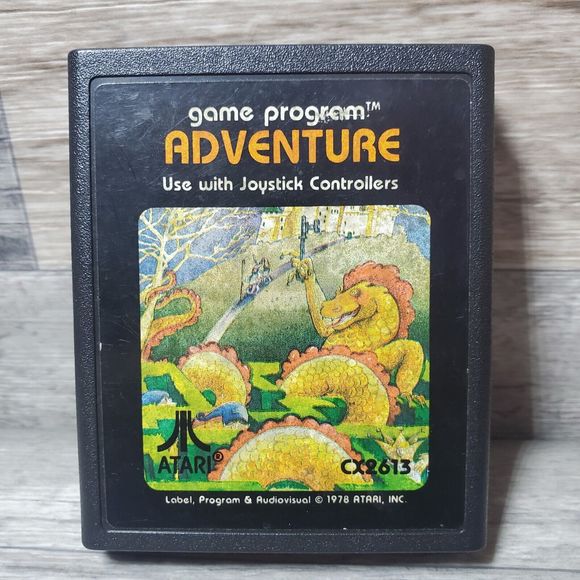 Atari 2600 Adventure Game With Rare Black CX2613 Numbers - Picture 1 of 16